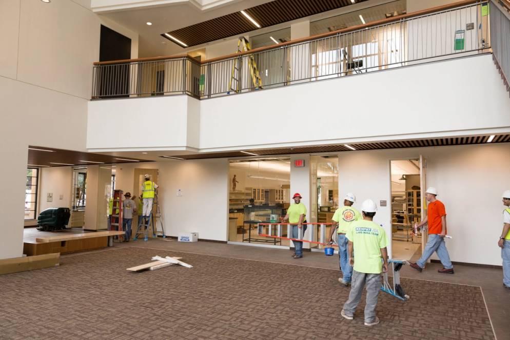 An image of the new Bush Science Center.