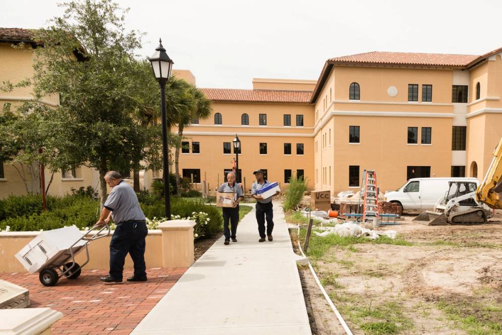 An image of the new Bush Science Center.