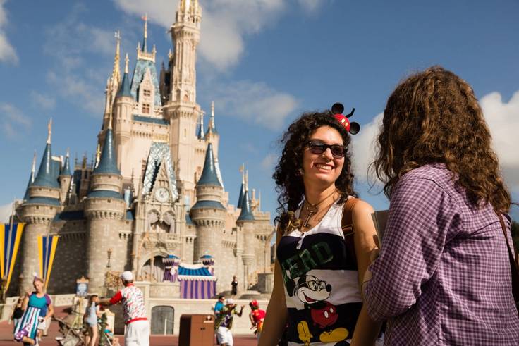 Rollins students at Disney World.