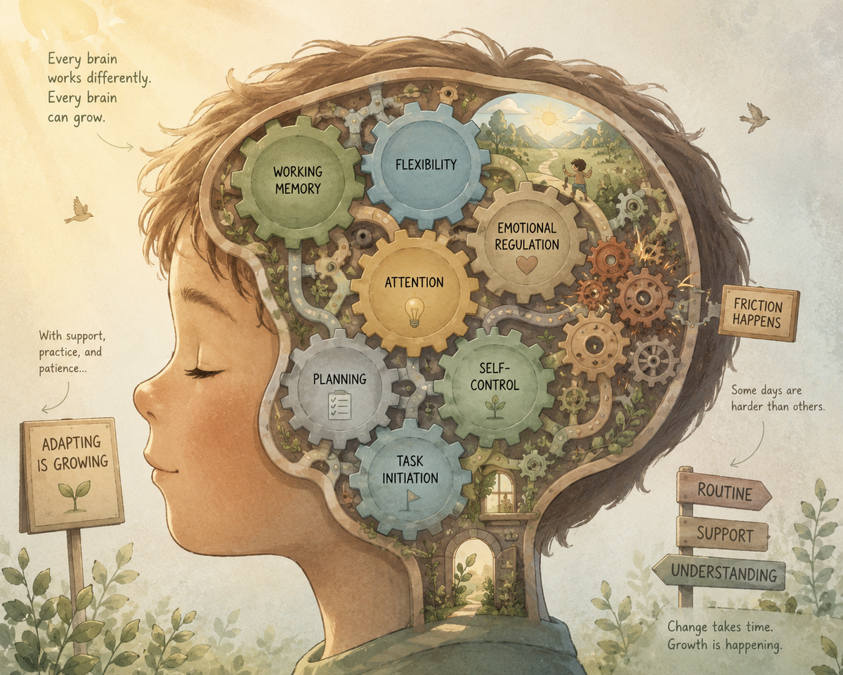 a neurodivergent childs brain