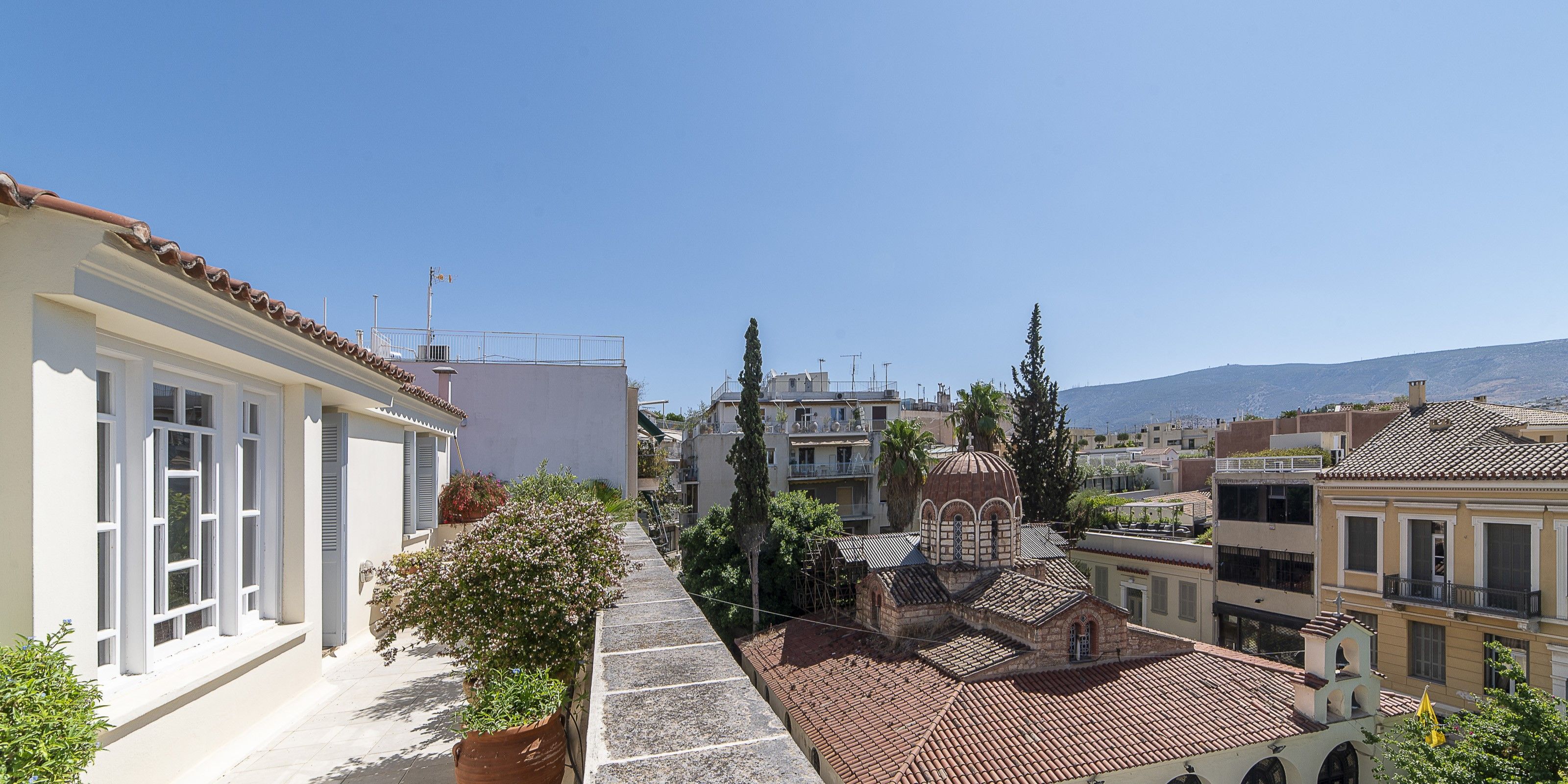 Tagterrassen i Herefondos