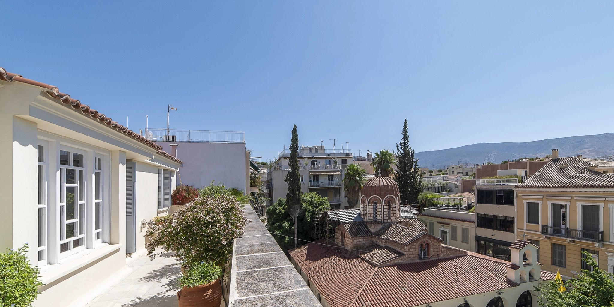 Tagterrassen i Herefondos