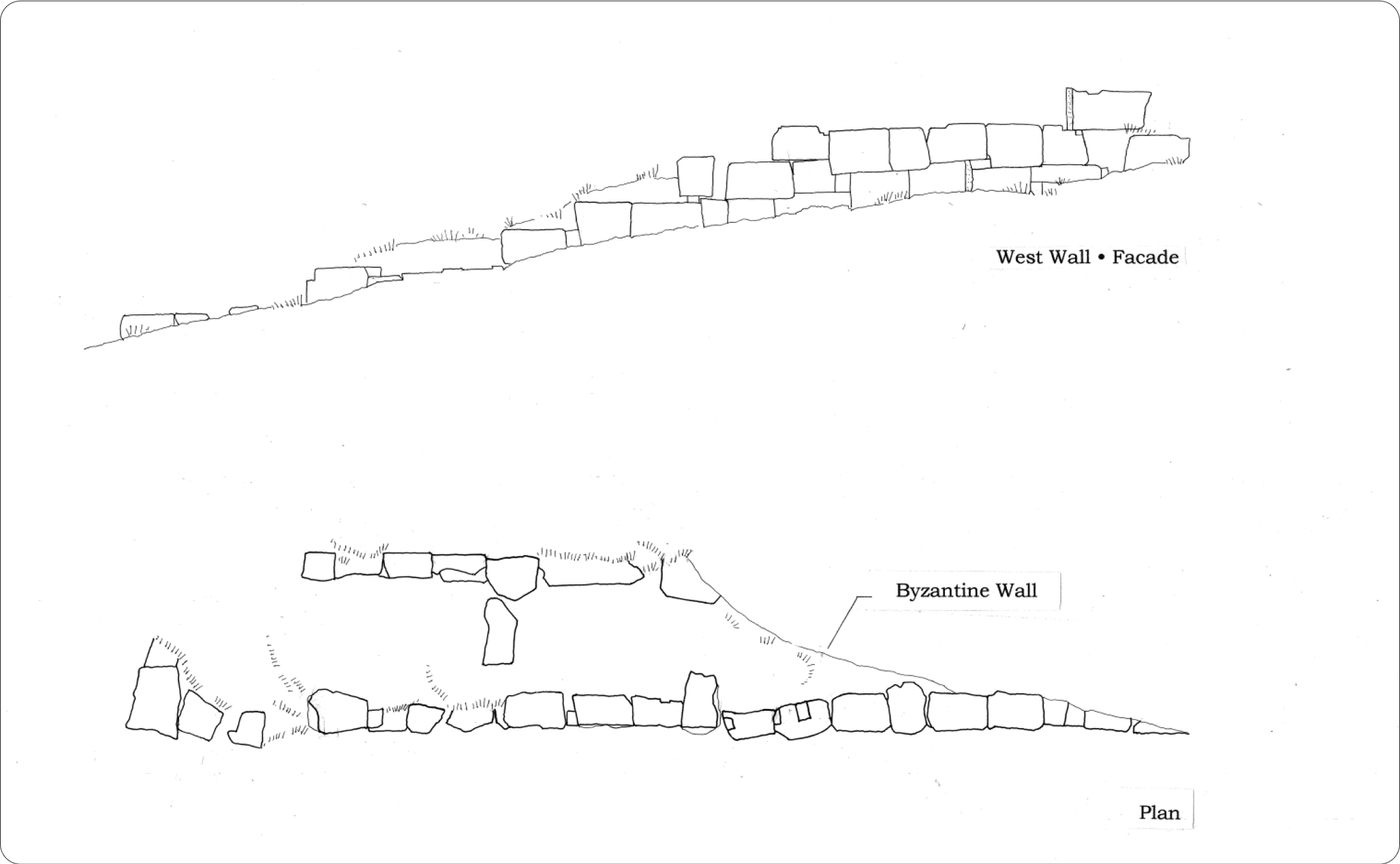 Agia Triada, West Wall