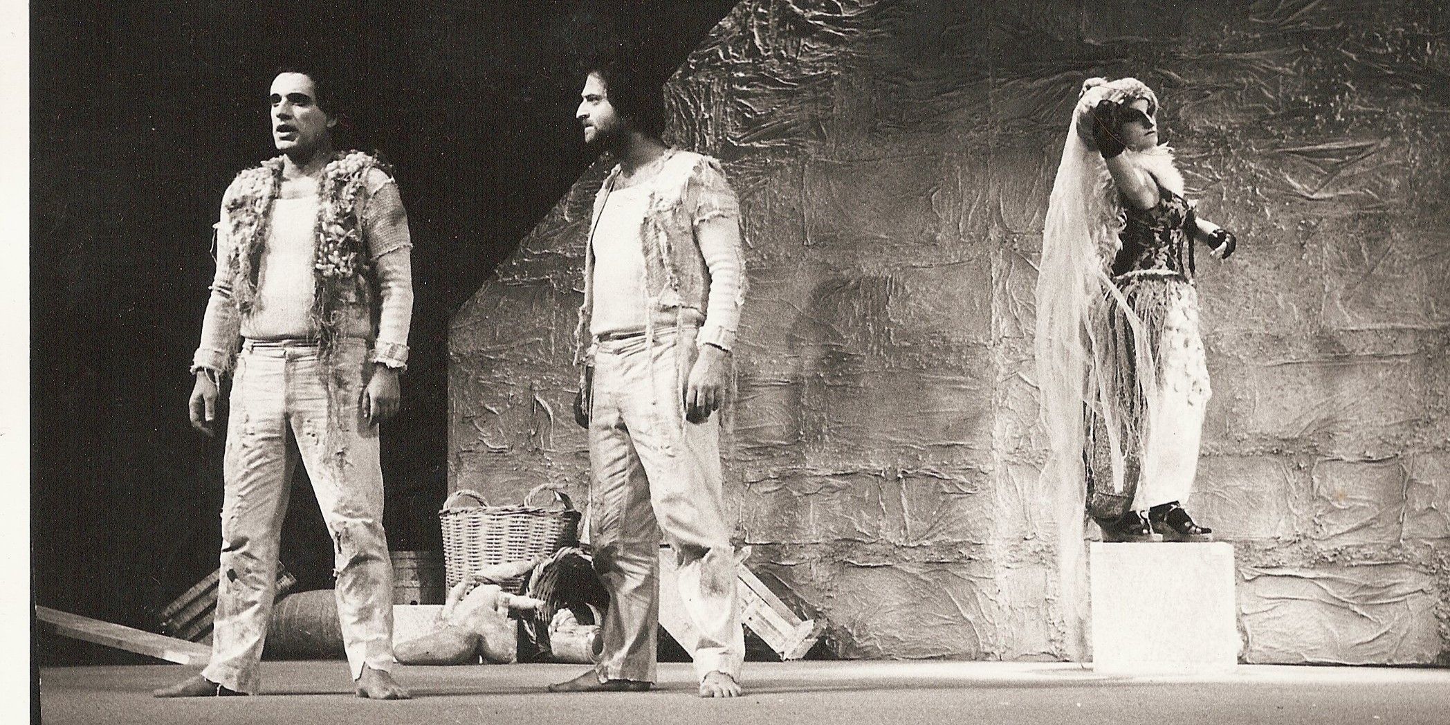 Φωτογραφία από θεατρική παράσταση του έργου «Σοφοκλής» από τον Χριστοδούλου. Αρχείο Δ. Χριστοδούλου. 