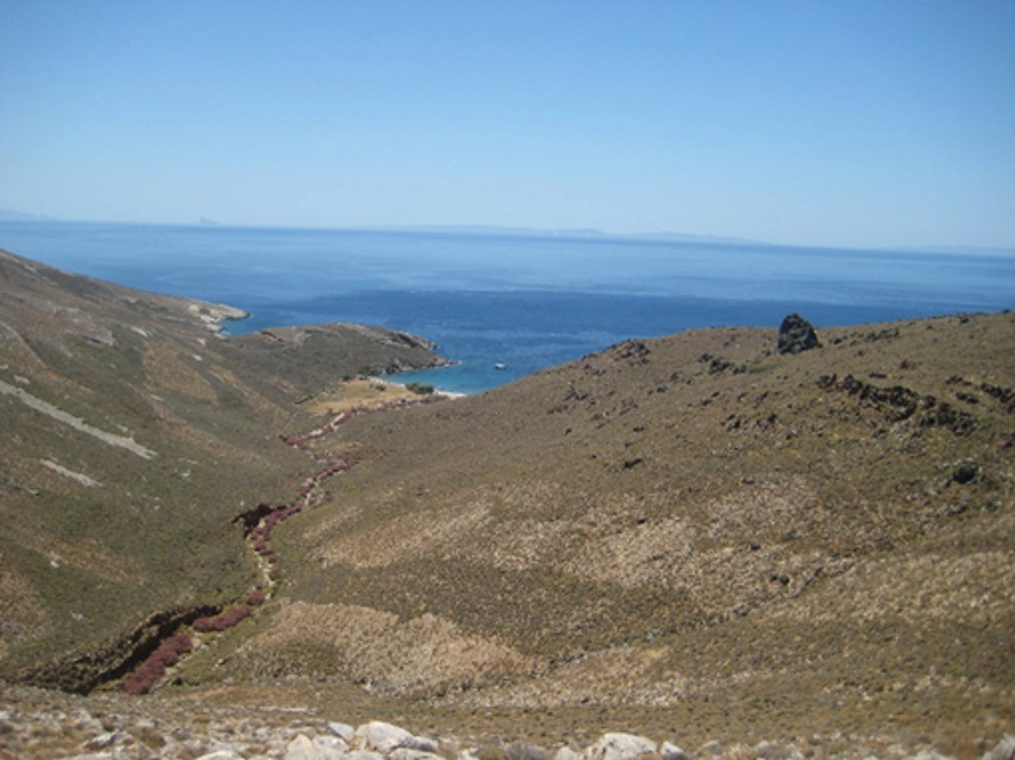 Fig. 1. Fotografi af Kampos-dalen i det nordlige Syros.