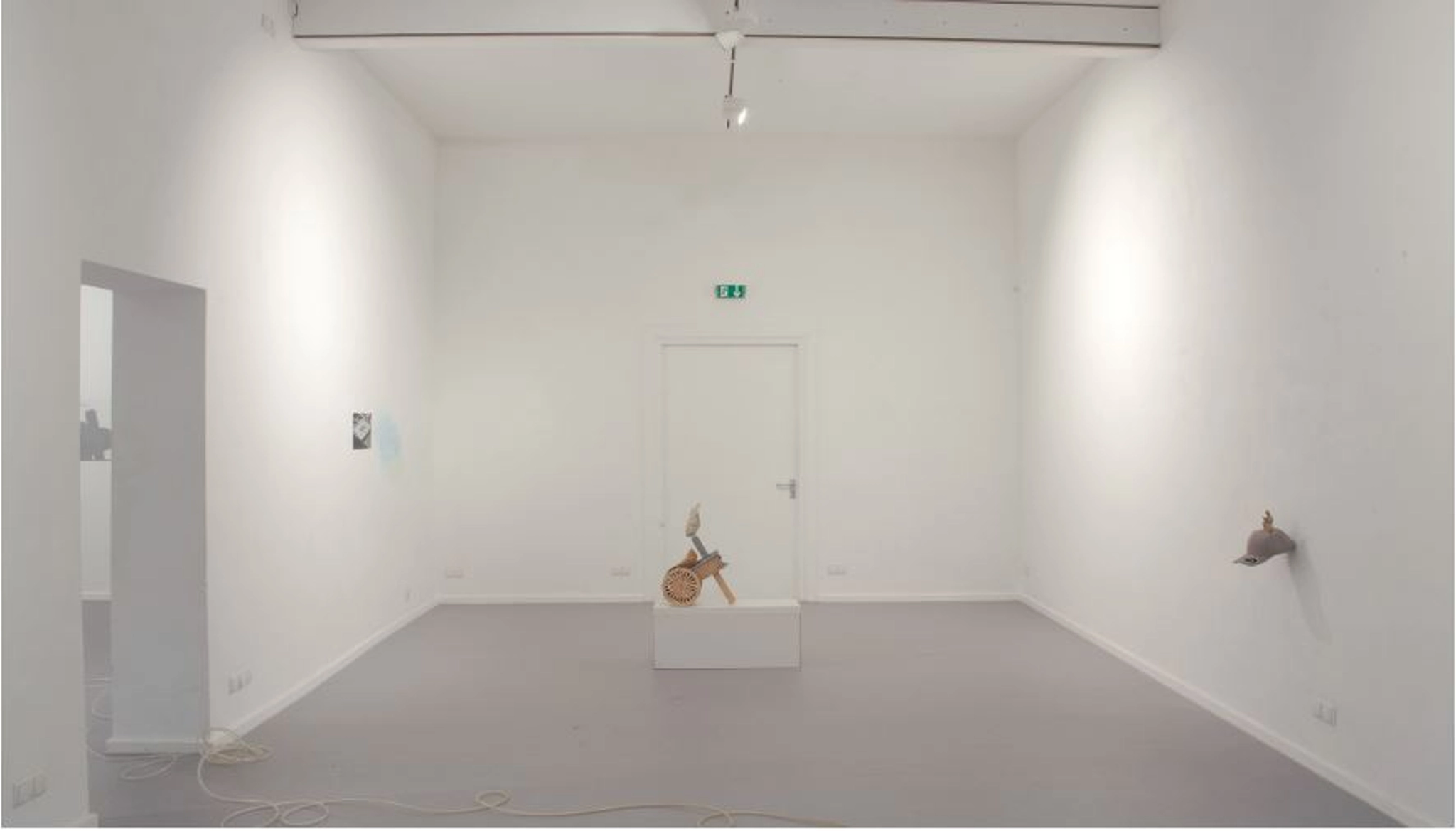 Fra udstillingen ‘Non-abstract collage’ af Christine Dahlerup og Fridtjof Krabbe Nørretranders, Frappant Galerie Hamborg 2025