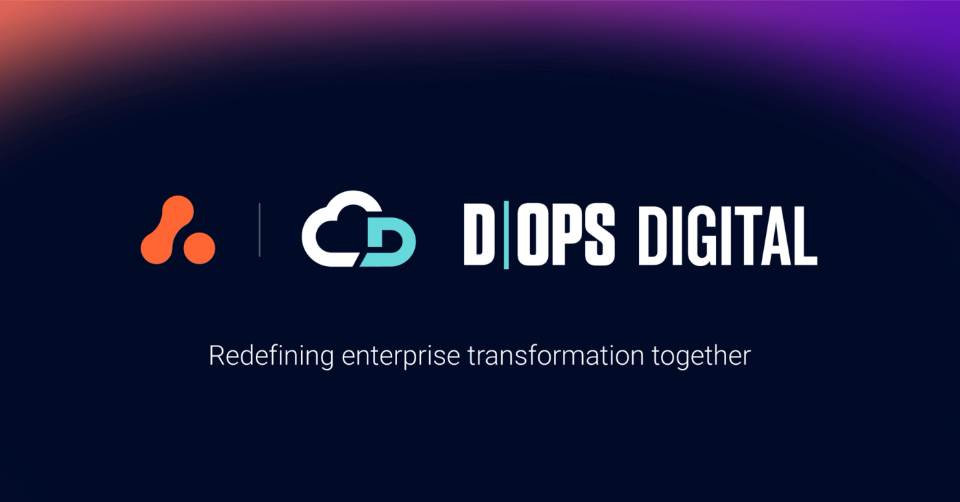 The Adaptavist Group logo and D|OPS Digital logos together in a lockup.