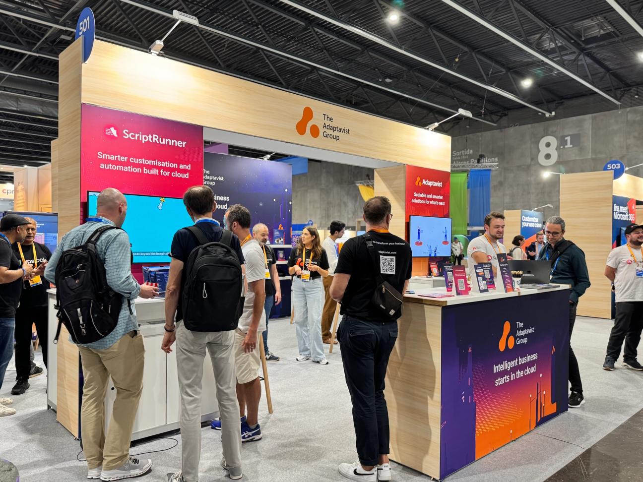 The Adaptavist Group booth