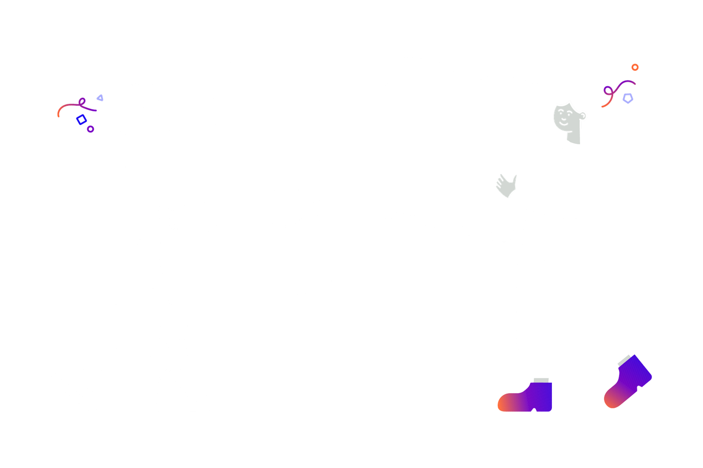 Illustration of two people joining giant puzzle pieces