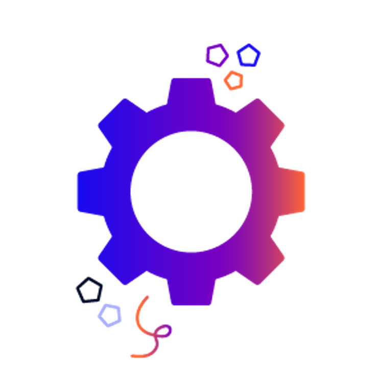 A cog icon