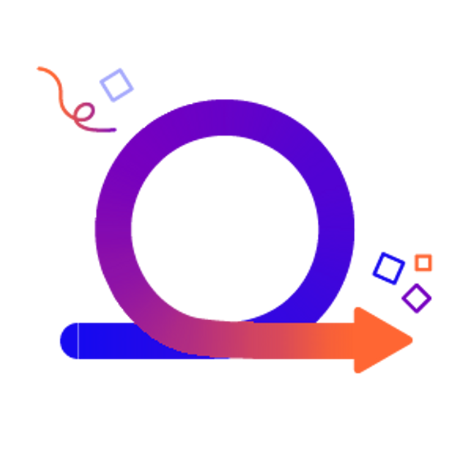 Agile circle arrow icon