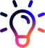 An icon of a lightbulb