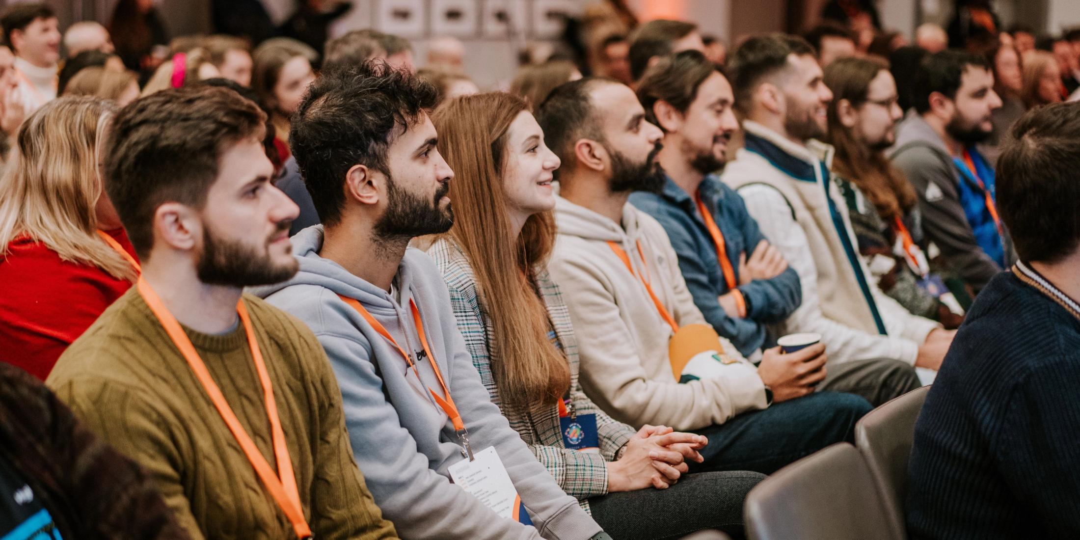 Photo of The Adaptavist Group staff at an event