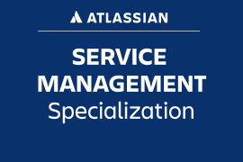 Atlassian Service Management Specialization badge