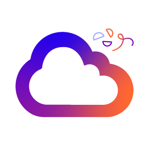 An image of a cloud in The Adaptavist Group's colour gradient