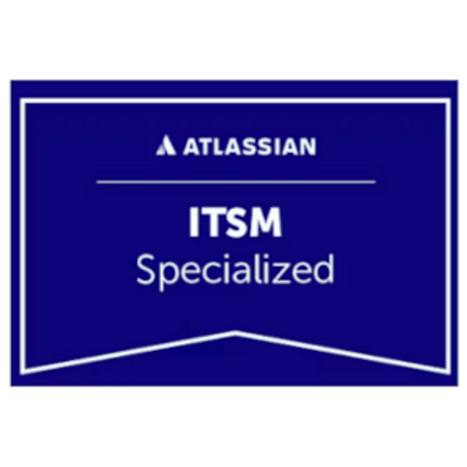 Atlassian ITSM Specialized badge
