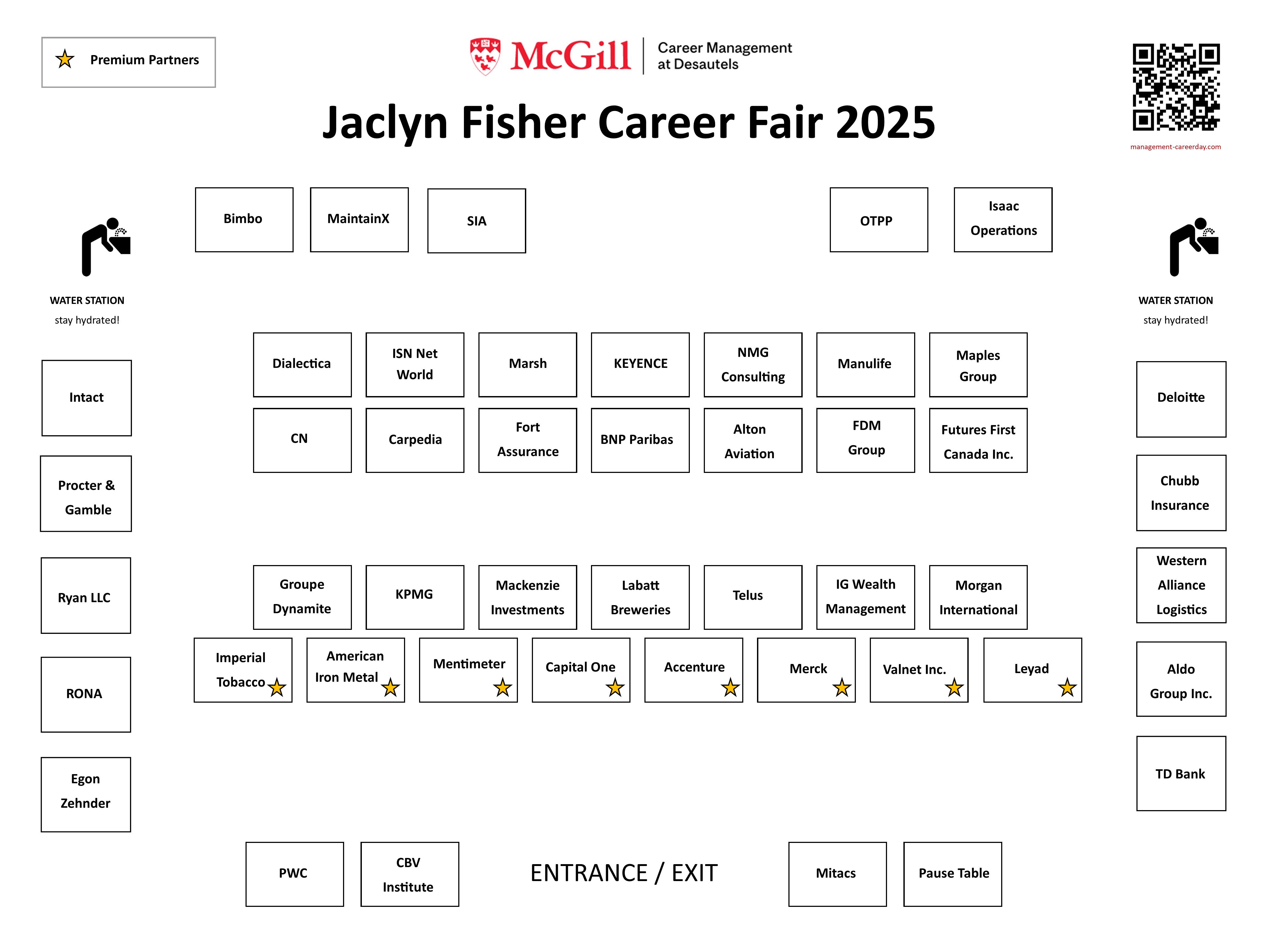 Employer booth