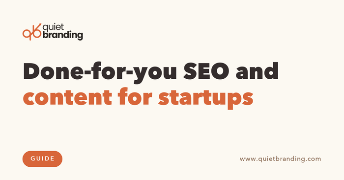 Done-for-you SEO and content for startups