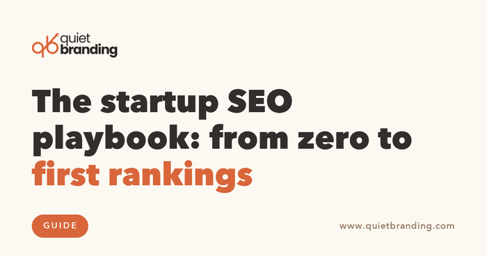 The startup SEO playbook: from zero to first rankings