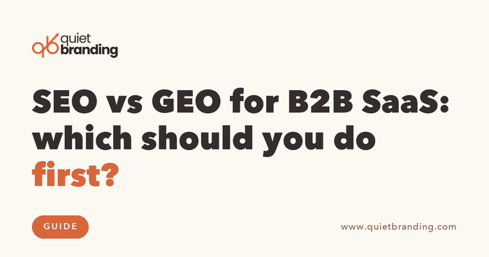 SEO vs GEO for B2B SaaS: which should you do first?