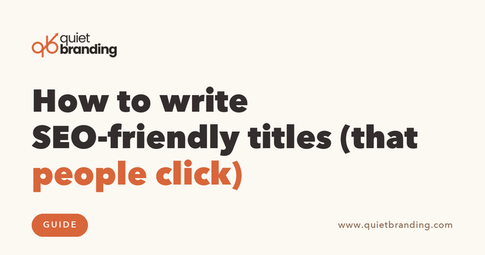 How to write SEO-friendly titles (that people click)