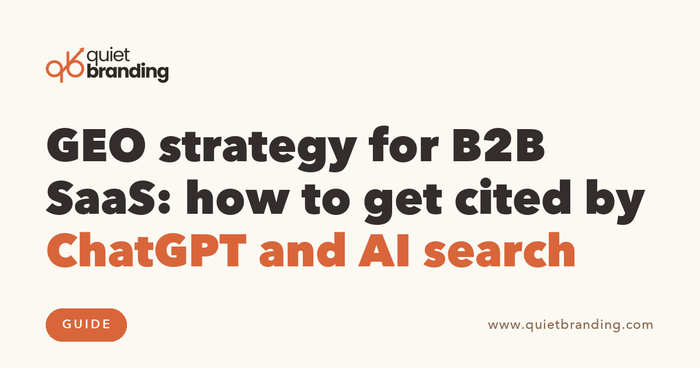 GEO strategy for B2B SaaS: how to get cited by ChatGPT and AI search