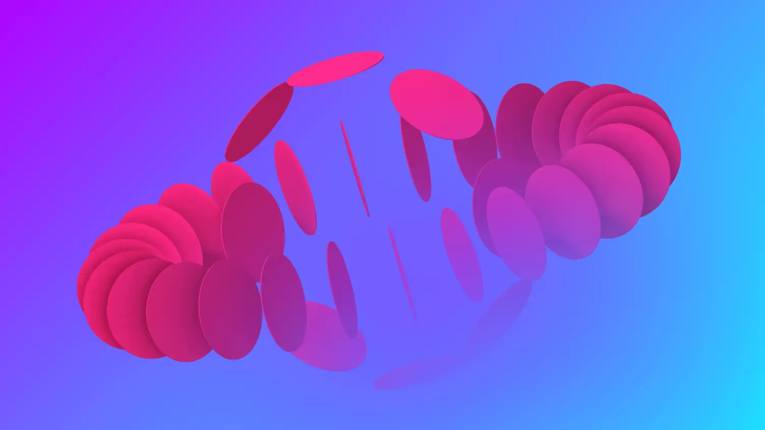 3d dots in a circle polkadot