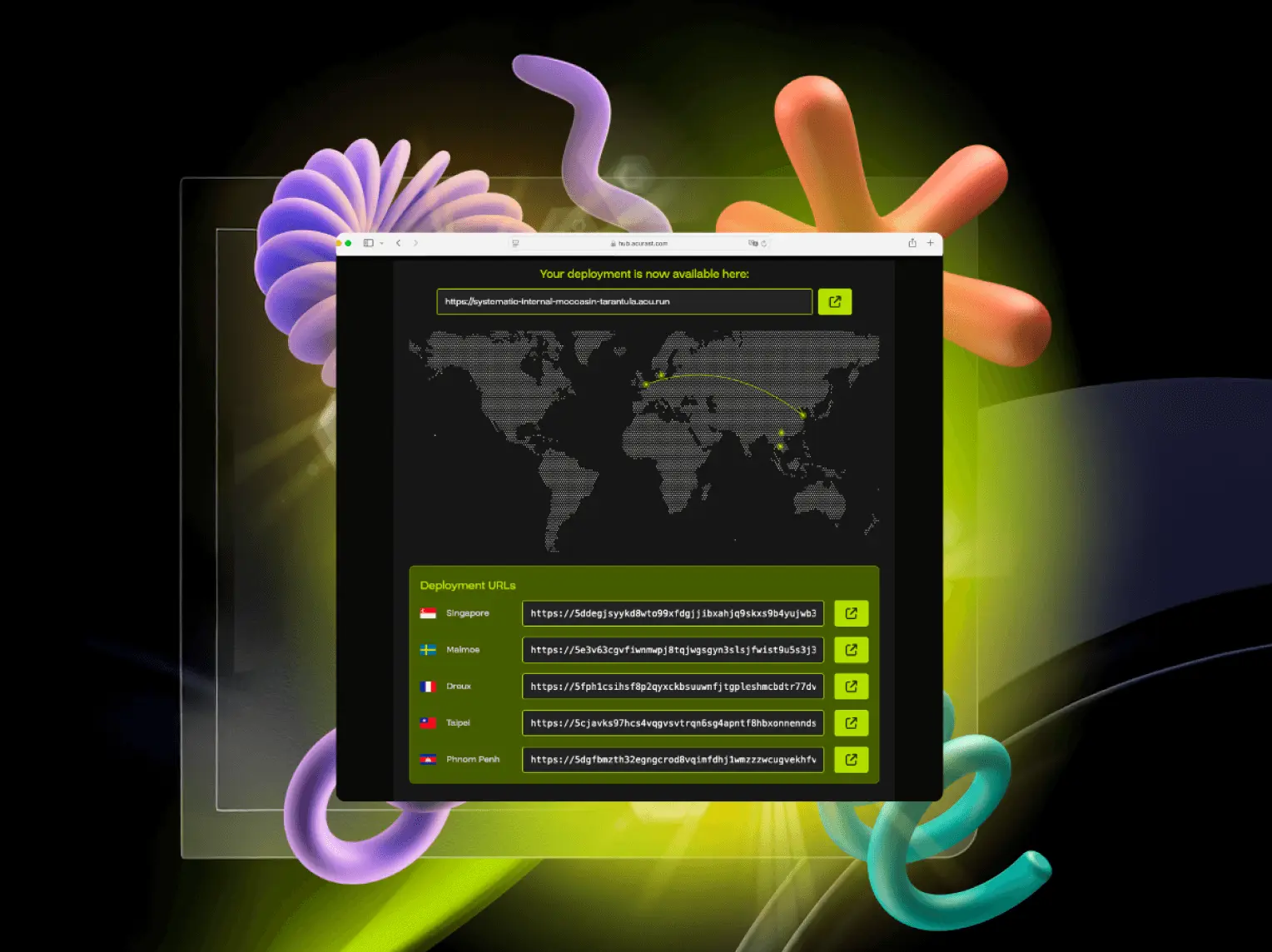 acurast vibe code user interface