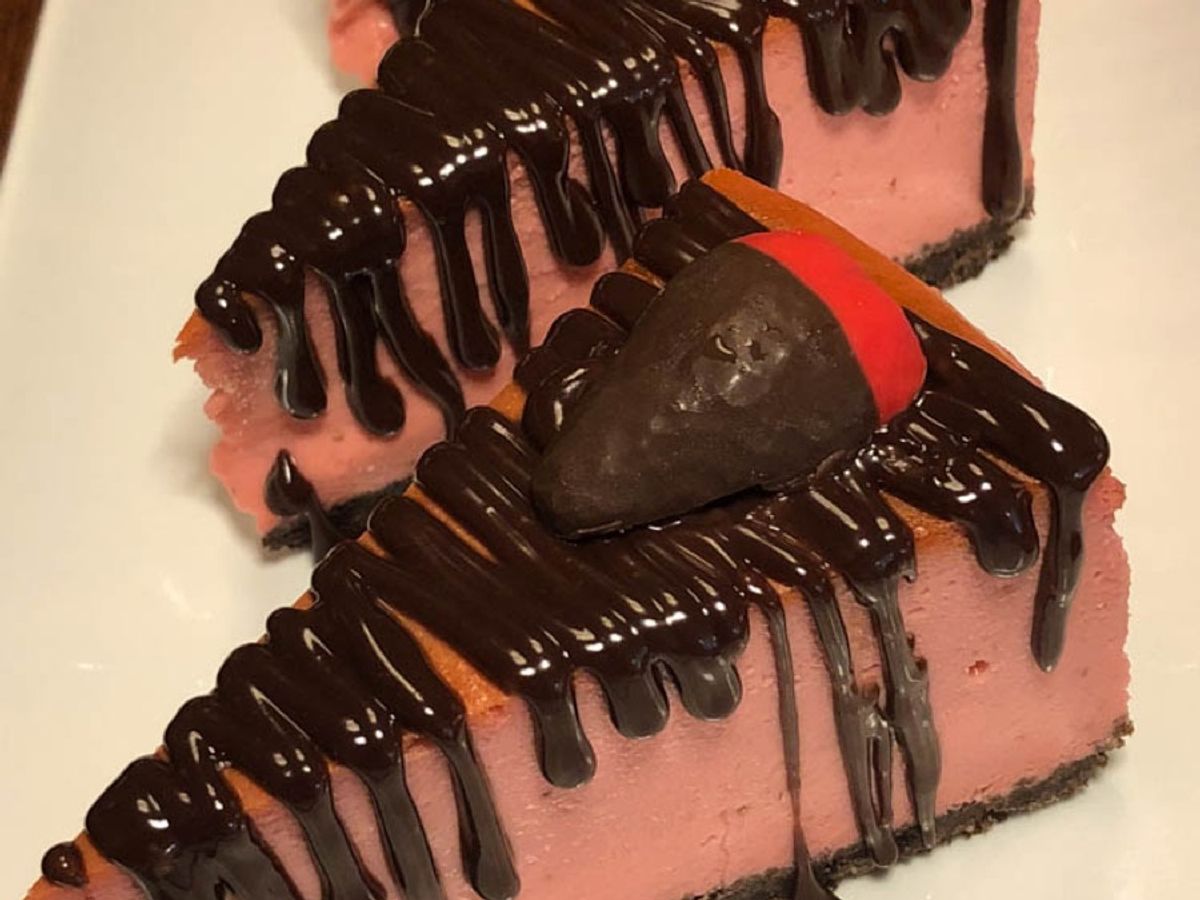 Chocolate Covered Strawberry Cheesecake
