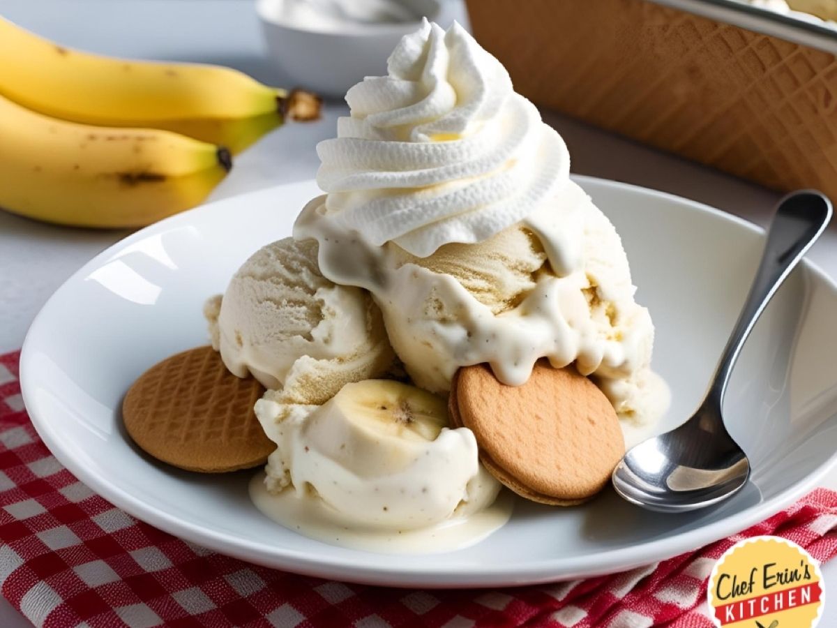No-Churn Banana Pudding Ice Cream