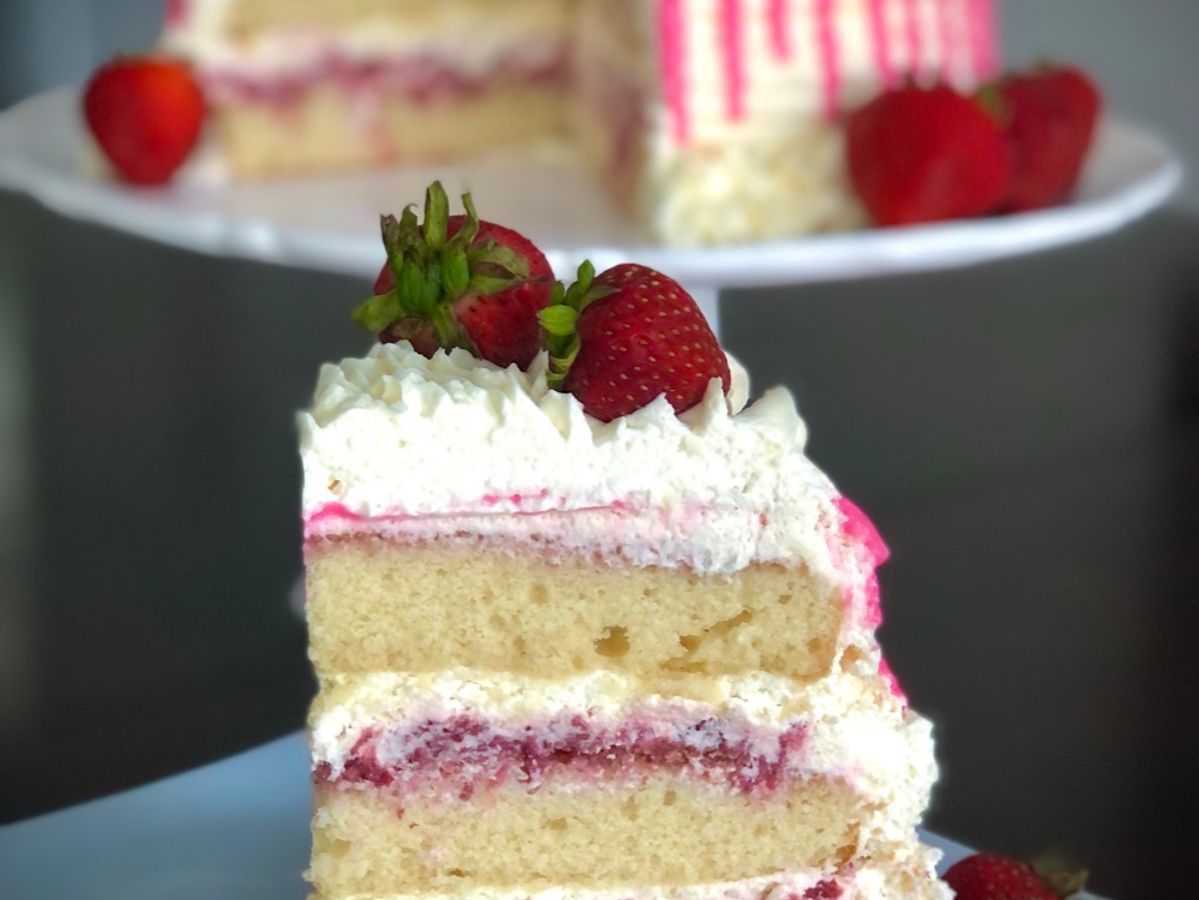 Strawberry Shortcake Layer Cake