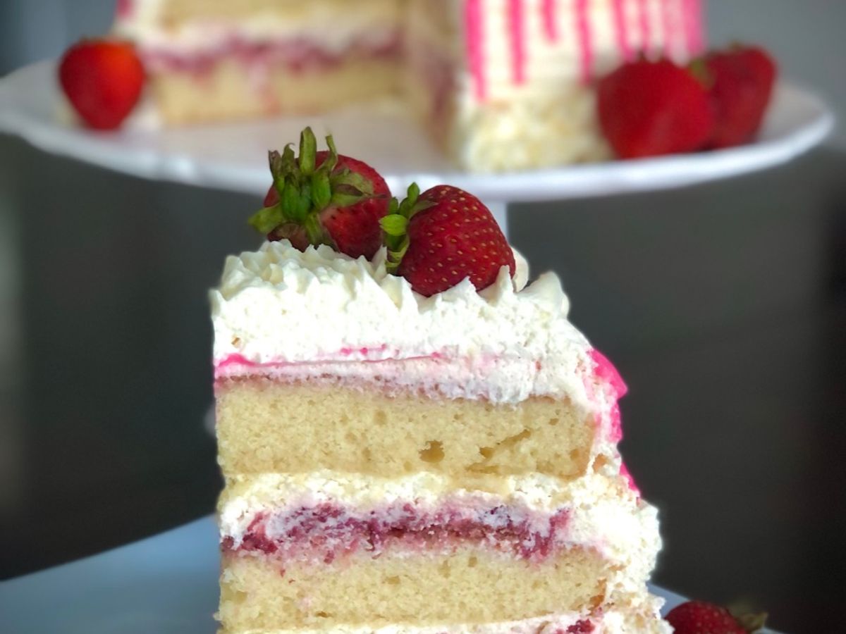Strawberry Shortcake Layer Cake