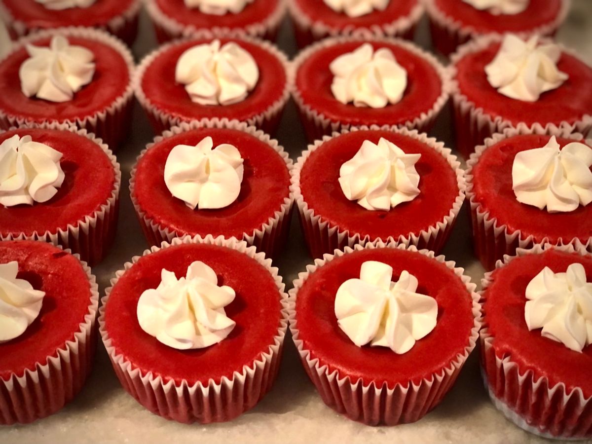 Red Velvet Cheesecake Tarts