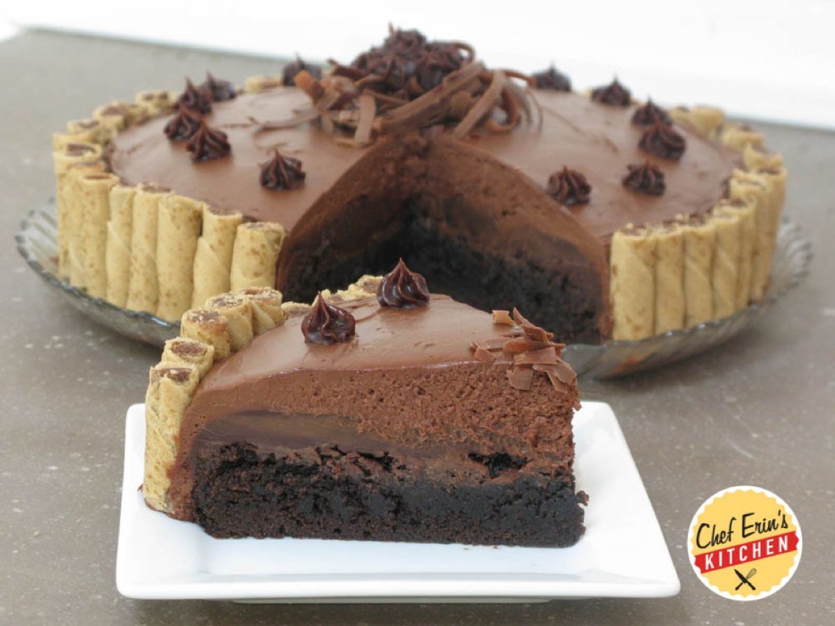 Brownie Truffle Pie