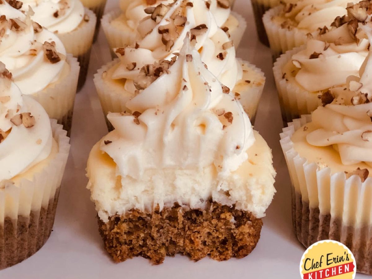 Carrot Cake Cheesecake Cookie Tarts
