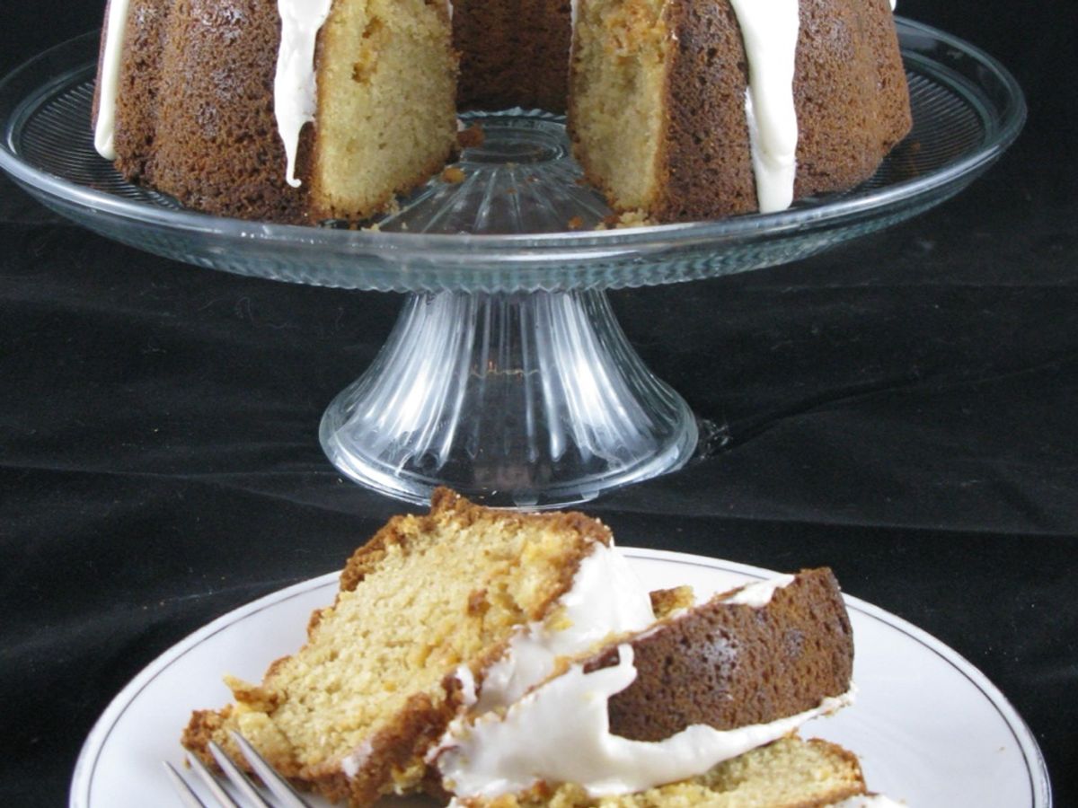 Butterscotch Blondie Bundt Cake
