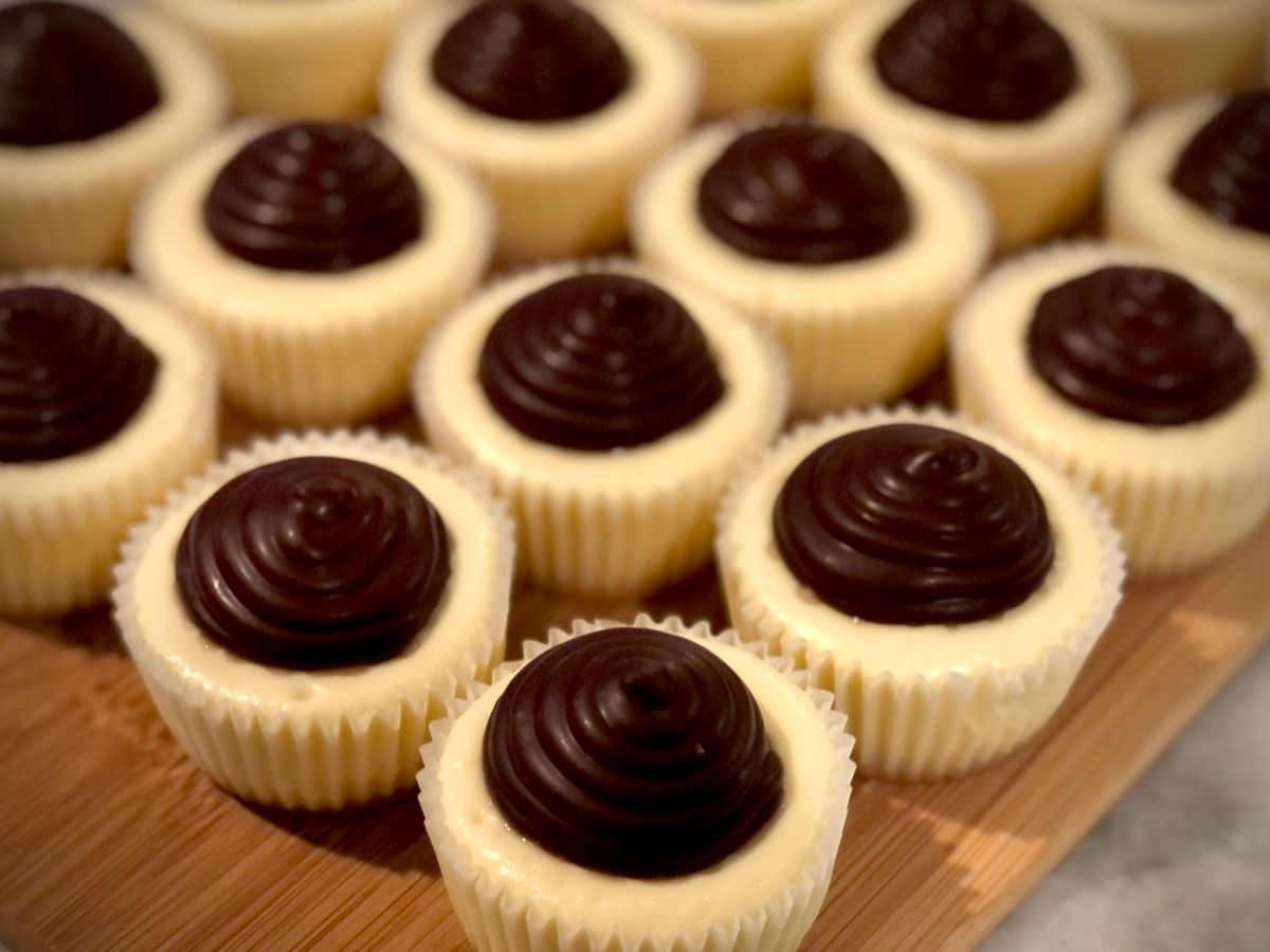 Boston Creme Cheesecake Tarts
