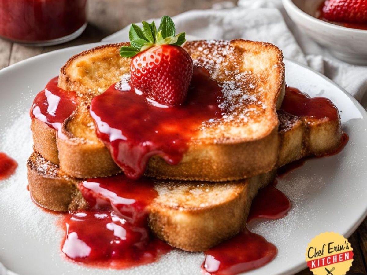 Strawberry Sourdough French Toast