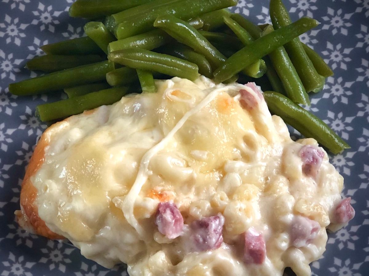 Ham and Swiss Mac 'n Cheese