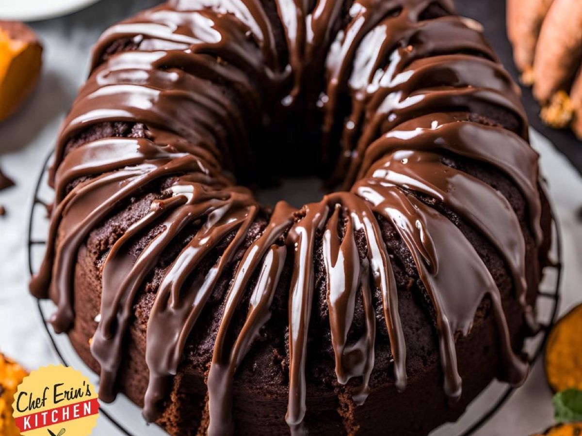 Chocolate Sweet Potato Bundt Cake