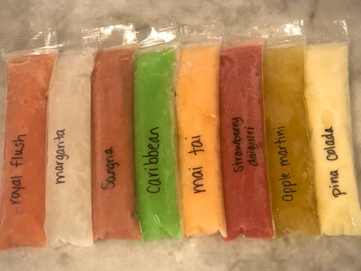 Alcoholic Freeze Pops
