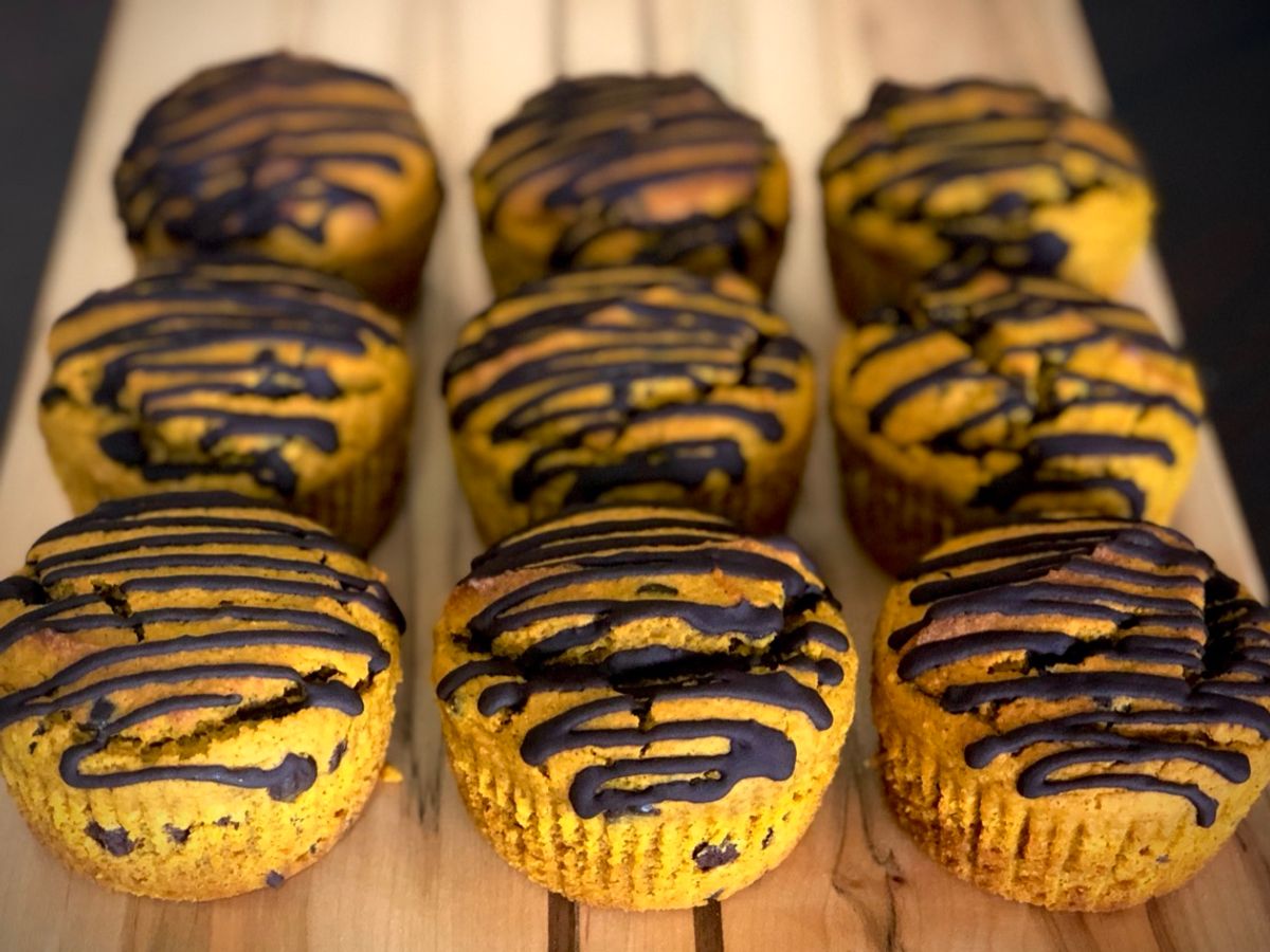Chocolate Chip Pumpkin Spice Muffins