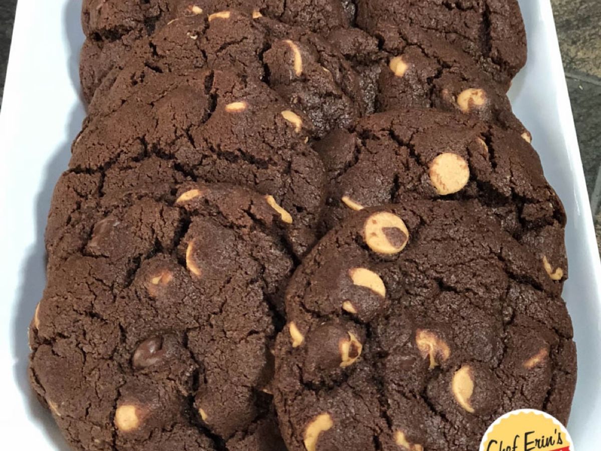 Double Chocolate Peanut Butter Cookies