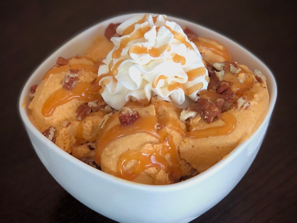 No-Churn Pumpkin Spice Ice Cream
