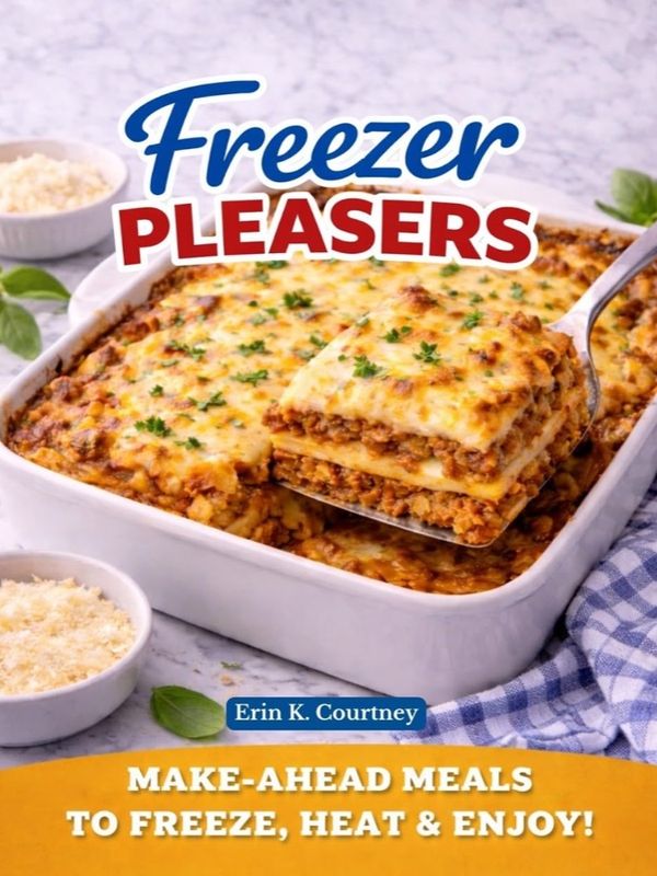 Chef Erin's Freezer Pleasers cookbook cover