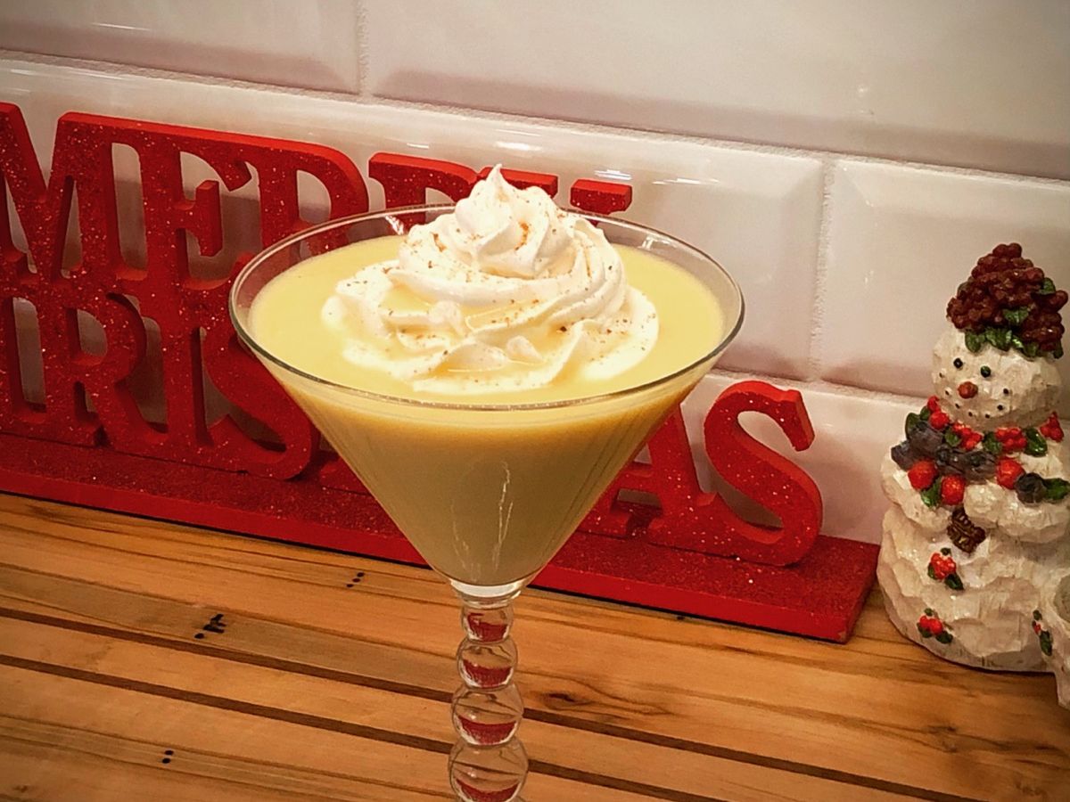 Eggnog Martini
