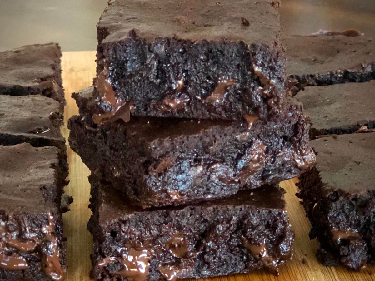Dark Chocolate Fudge Brownies
