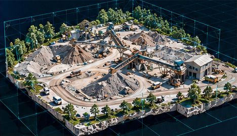 Modelo 3D de la planta y su entorno