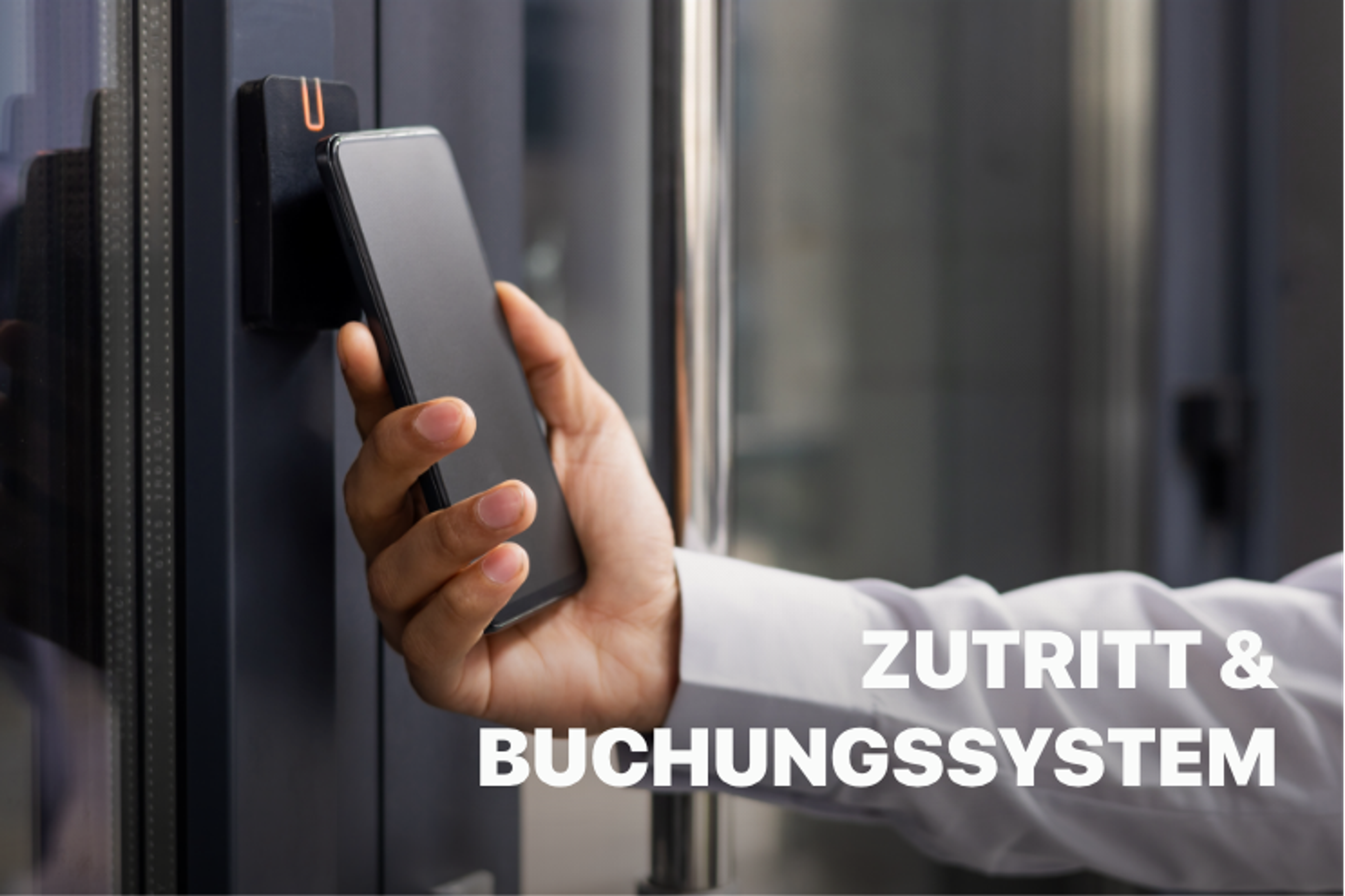 igitale Zutrittssteuerung für Räume, Schließfächer und Gebäude inklusive Buchungsoptionen