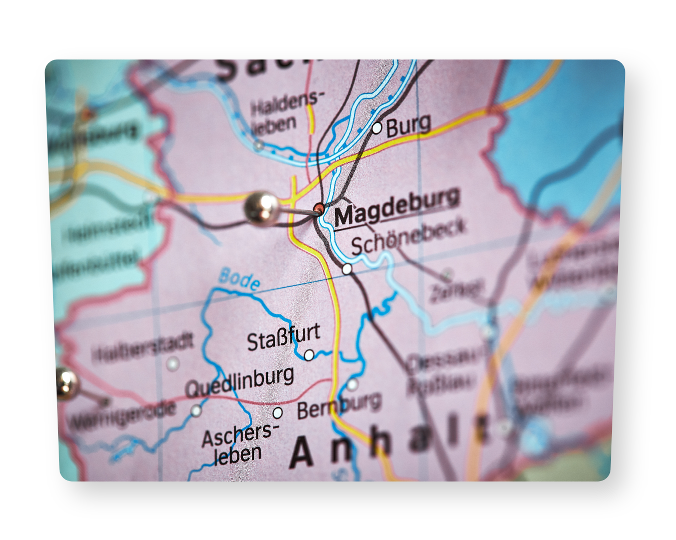 Map, Magdeburg